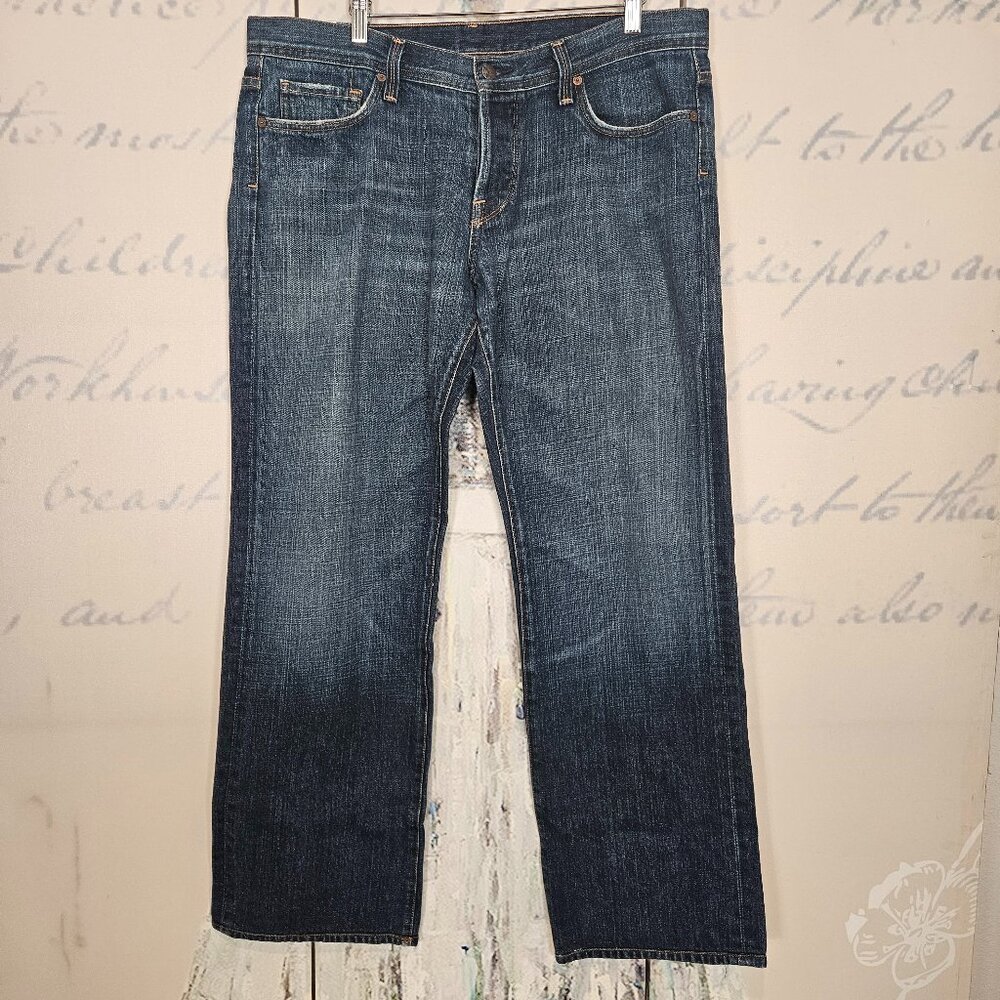Citizens of Humanity Jeans Evans Relaxed Fit‎ Button Fly 606 Size 36x32